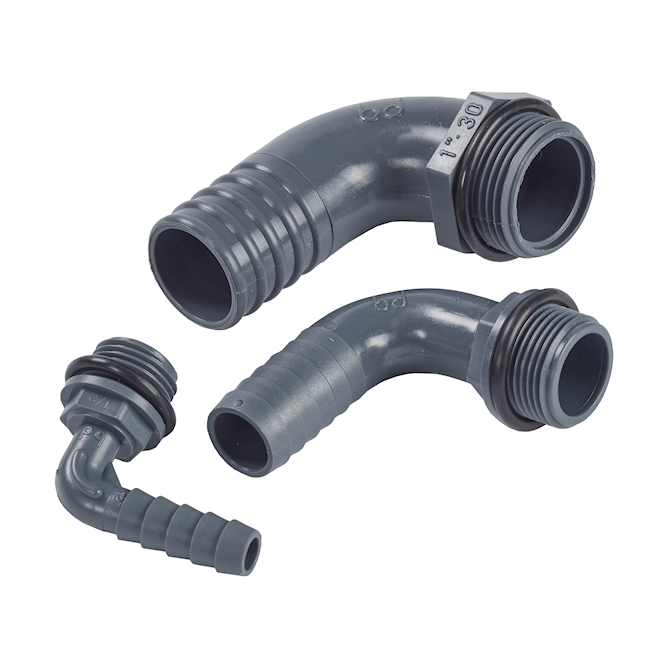 Elbow connector PP ½x16 mm